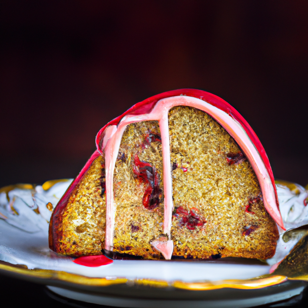Almond Cake With Raspberry Sauce