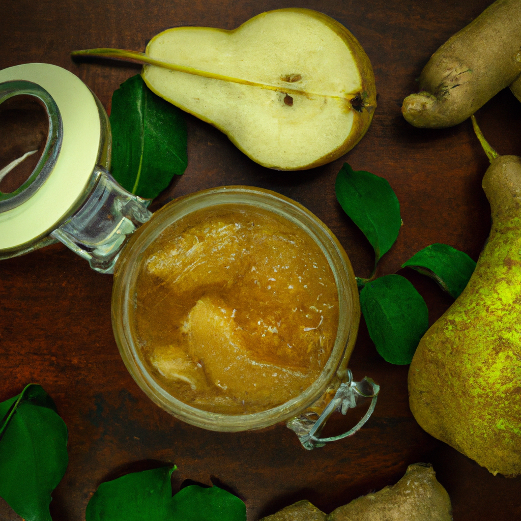 Fermented Pear And Ginger Chutney