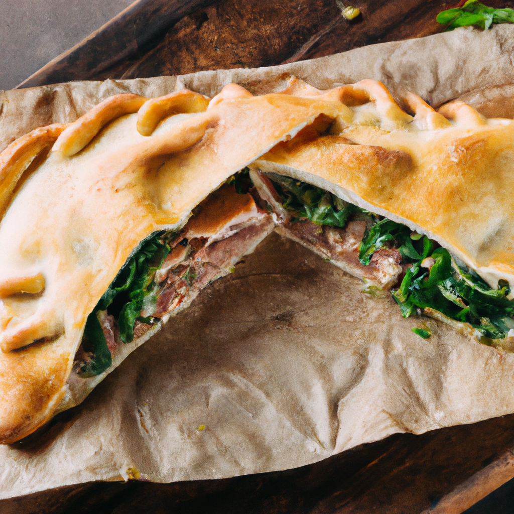 Bacon Kale Simple Calzone