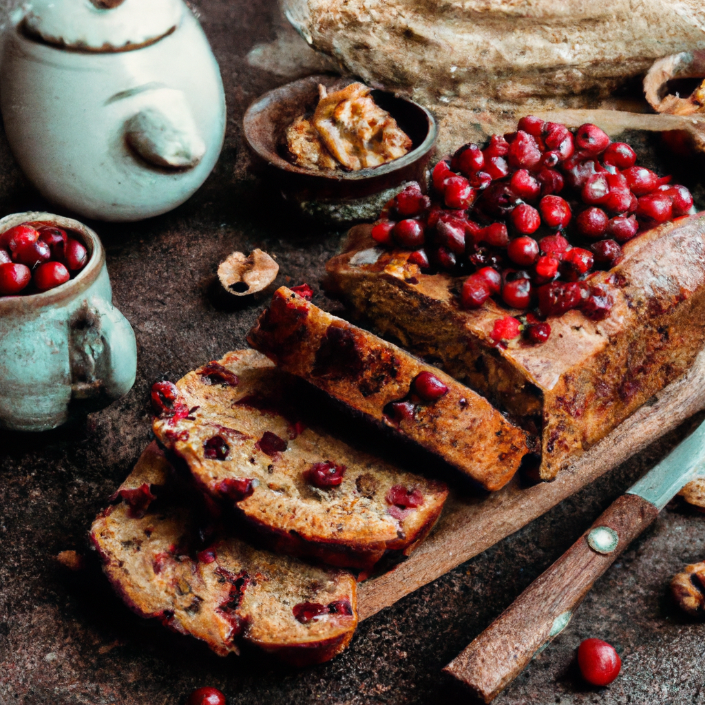 Cranberry Banana Loaf Cake