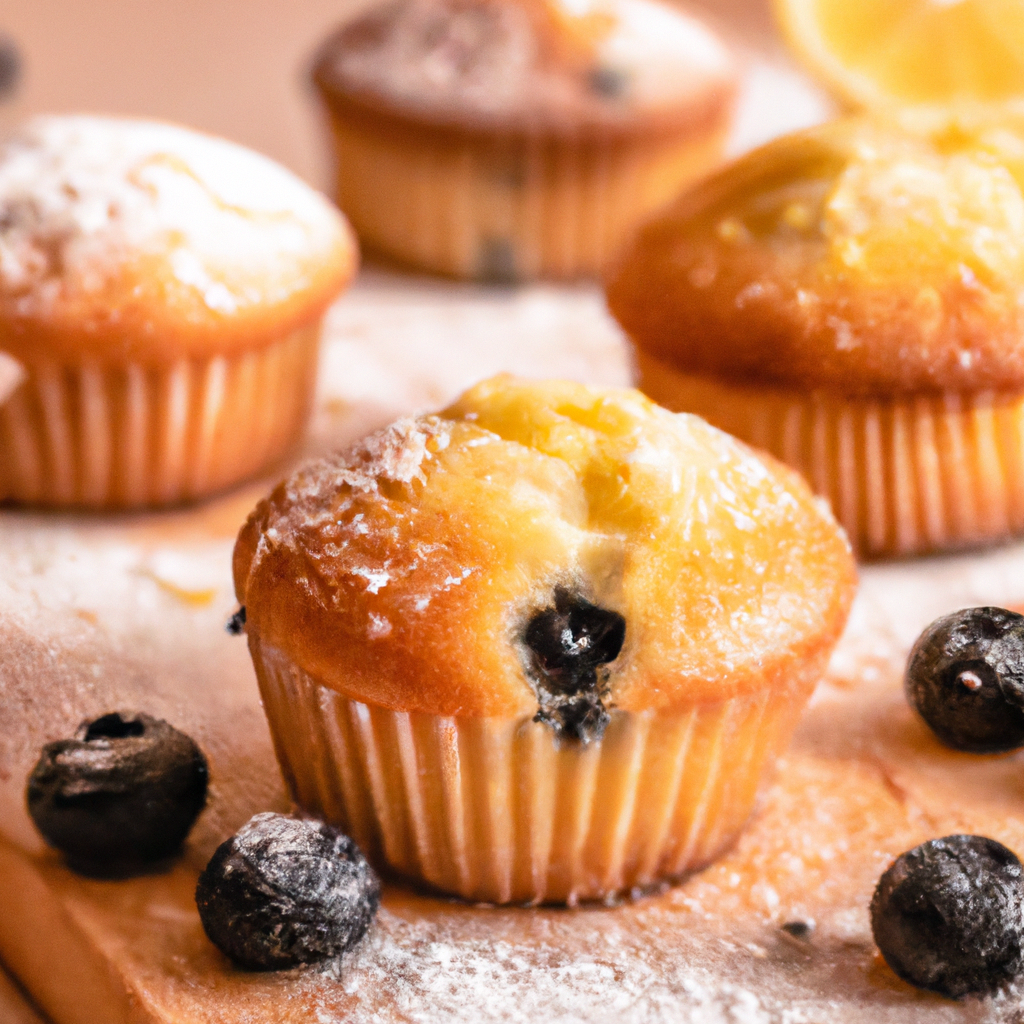 Lemon And Blueberry Muffins