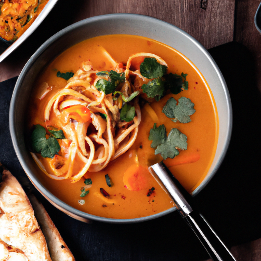 Spicy Noodle Soup And Vegan Grilled Cheese Sandwiches