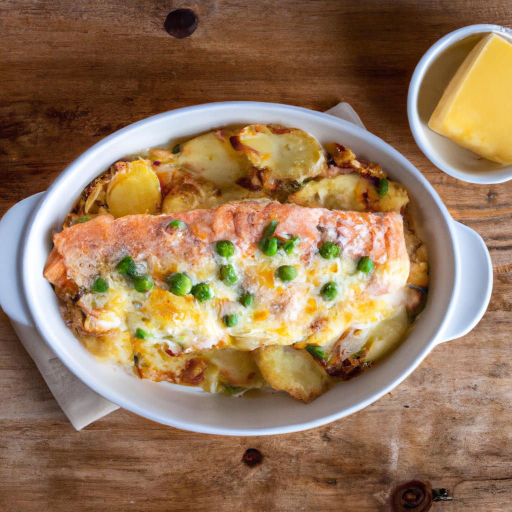 Salmon And Potato Casserole