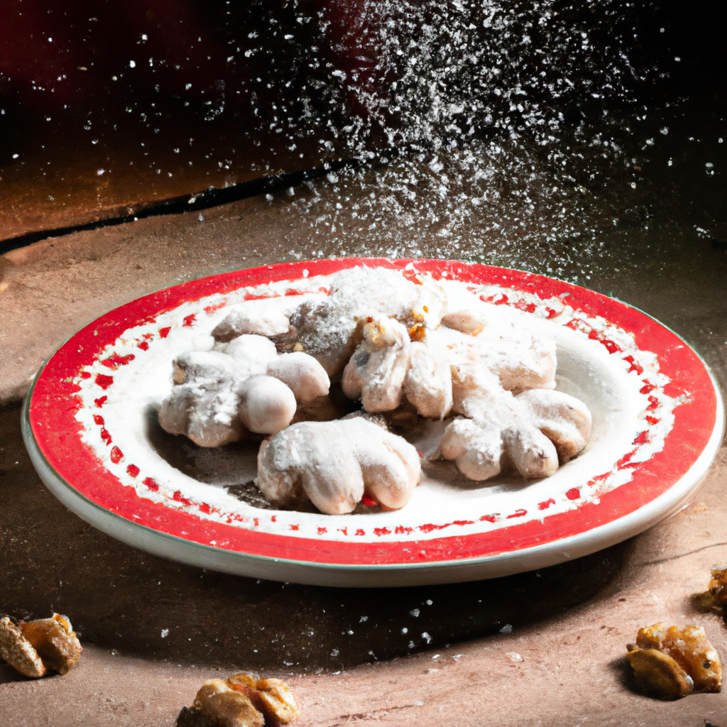 Walnut Snowflake Biscuits