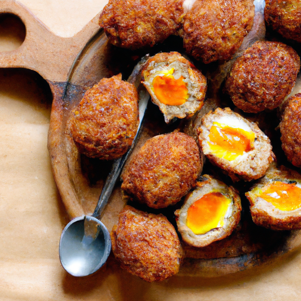 Low Carb Scotch Eggs Recipe Easy Quick White On Rice Couple