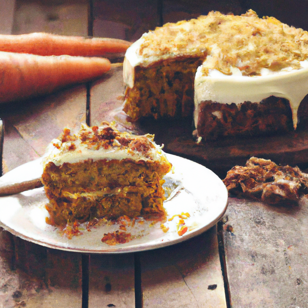 Light Applesauce Carrot Cake