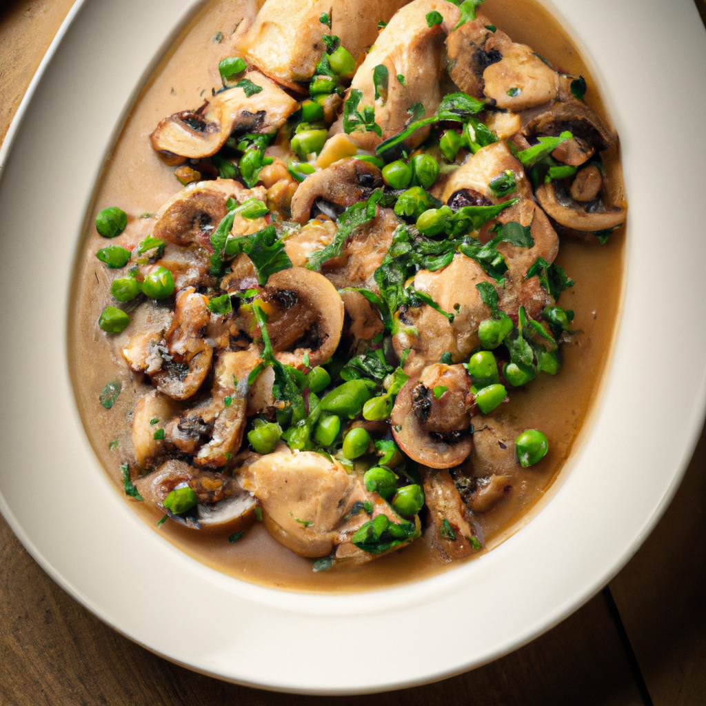 Baked Chicken Fricassee