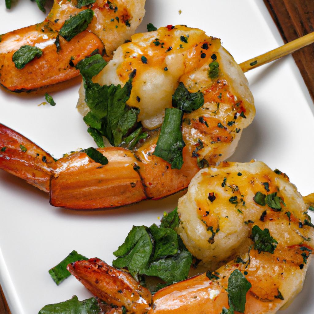 Grilled Shrimp Rellenos