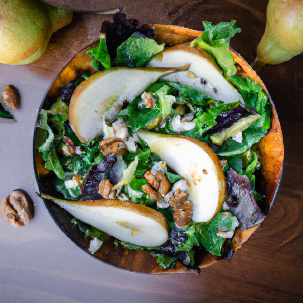 Warm Pear Salad