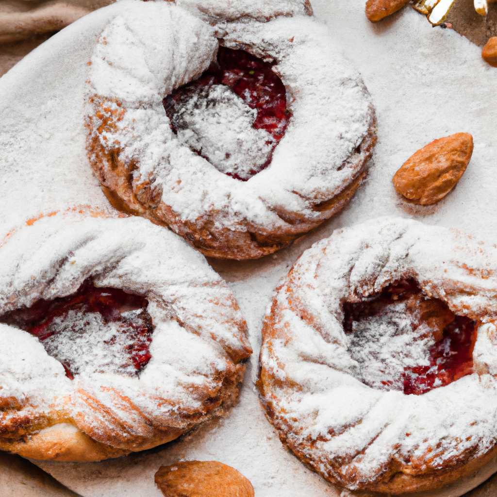 Mandelkränze Almond Wreaths