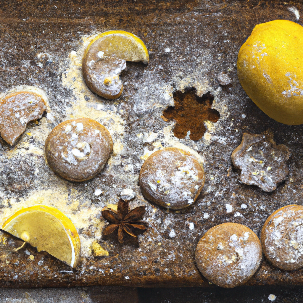 Pierniczki Cytrynowe Lemon Gingerbread Cookies