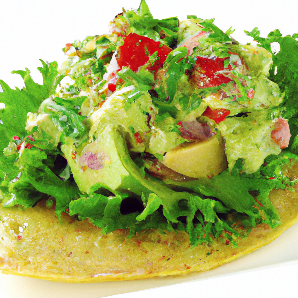 Crab And Avocado Salad In A Pita