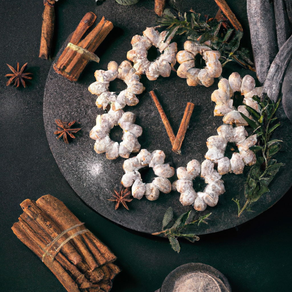 Zimtkränze Cinnamon Wreath Cookies