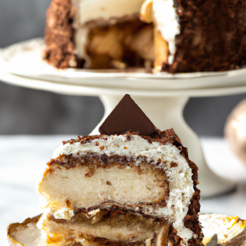 Schneeball Torte