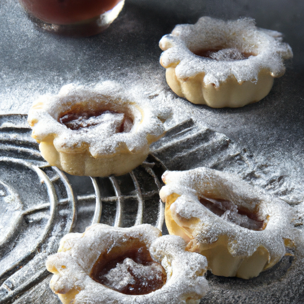Mürbeteignester Shortbread Nests