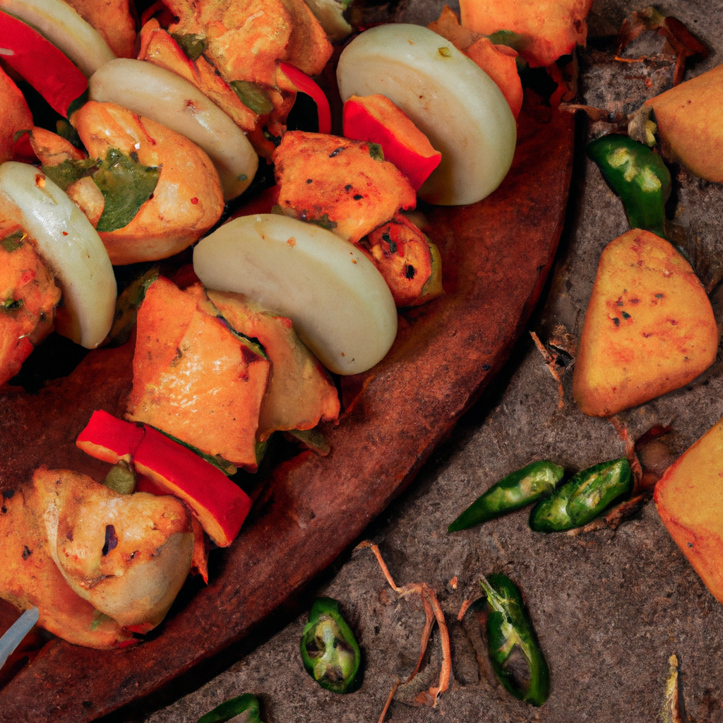Fire Roasted Chicken Kabobs