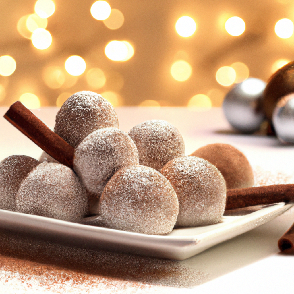 Zimt Rum Kugeln Cinnamon Rum Balls