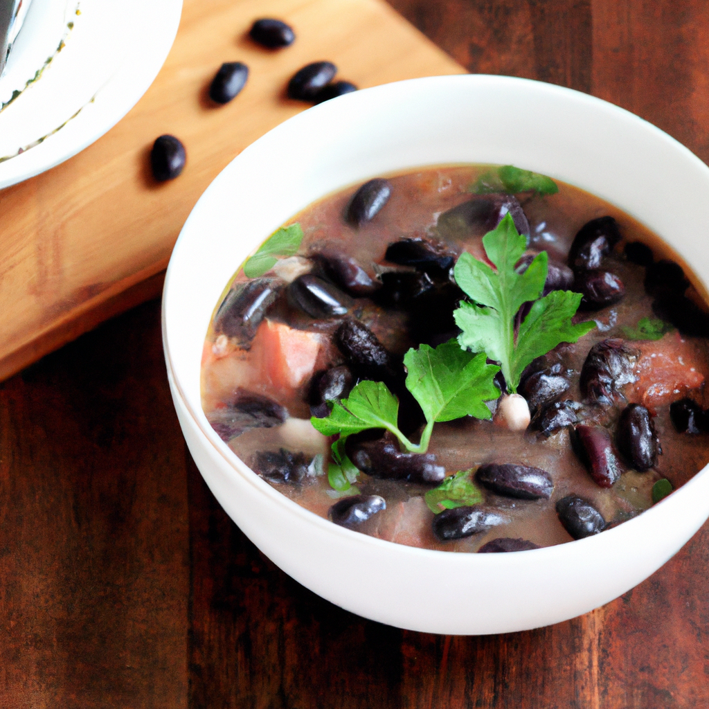 Black Beans And Ham Soup