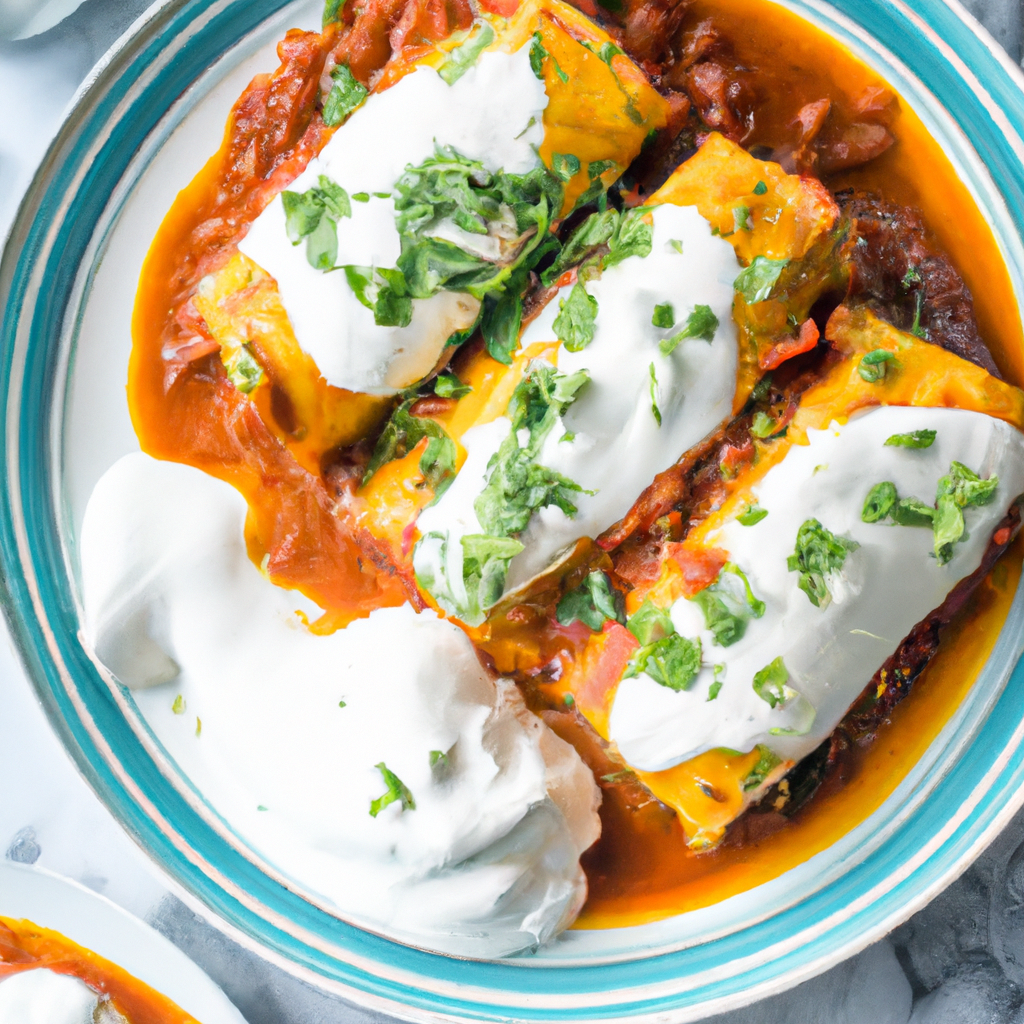 Beefy Tofu Enchildas
