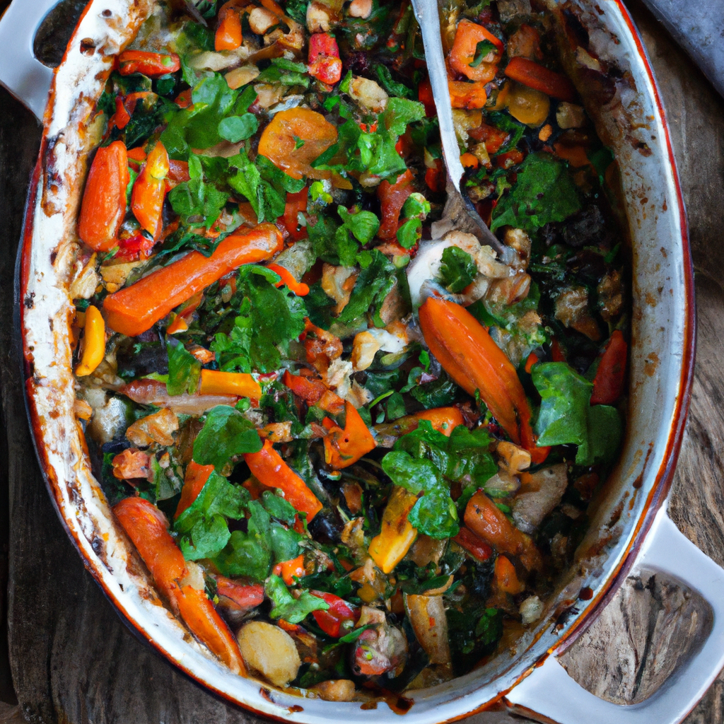 Vegetarian Roasted Vegetable Cassoulet