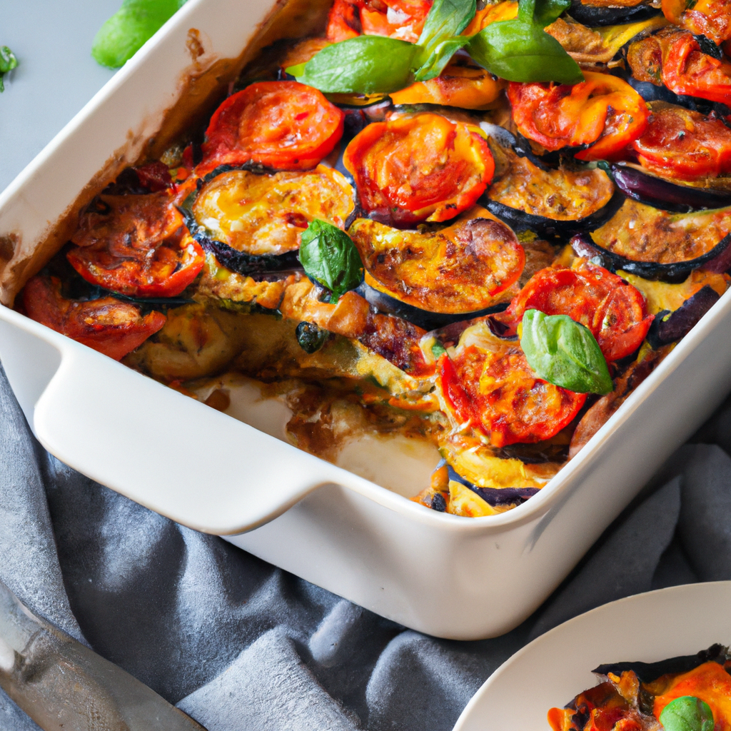 Baked Ratatouille With Parmesan