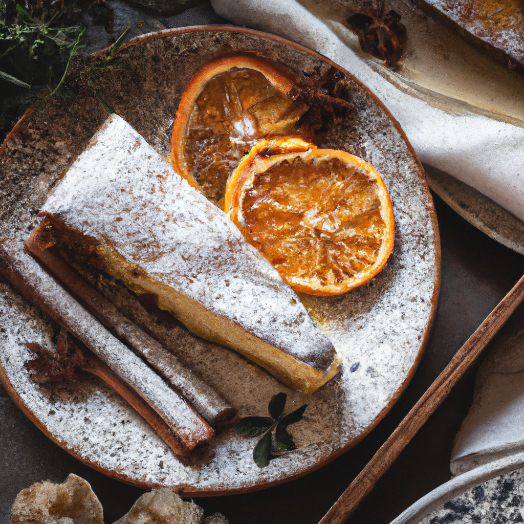 Vassilopita Portokali Orange New Year’s Cake