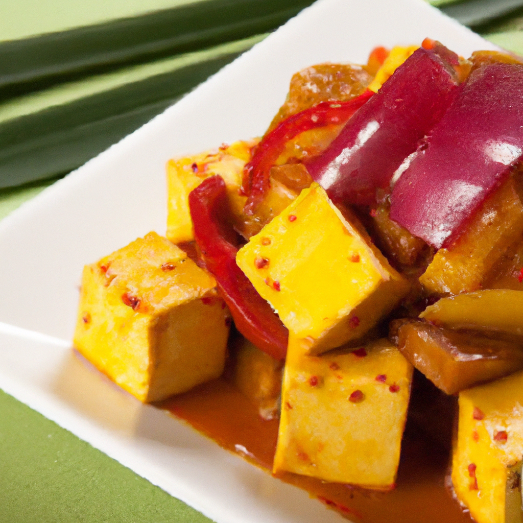 Vegetarian Sweet And Sour Tofu