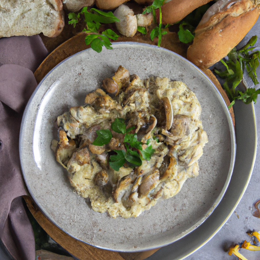 Revuelto De Ajo Y Setas Garlic And Mushroom Scramble