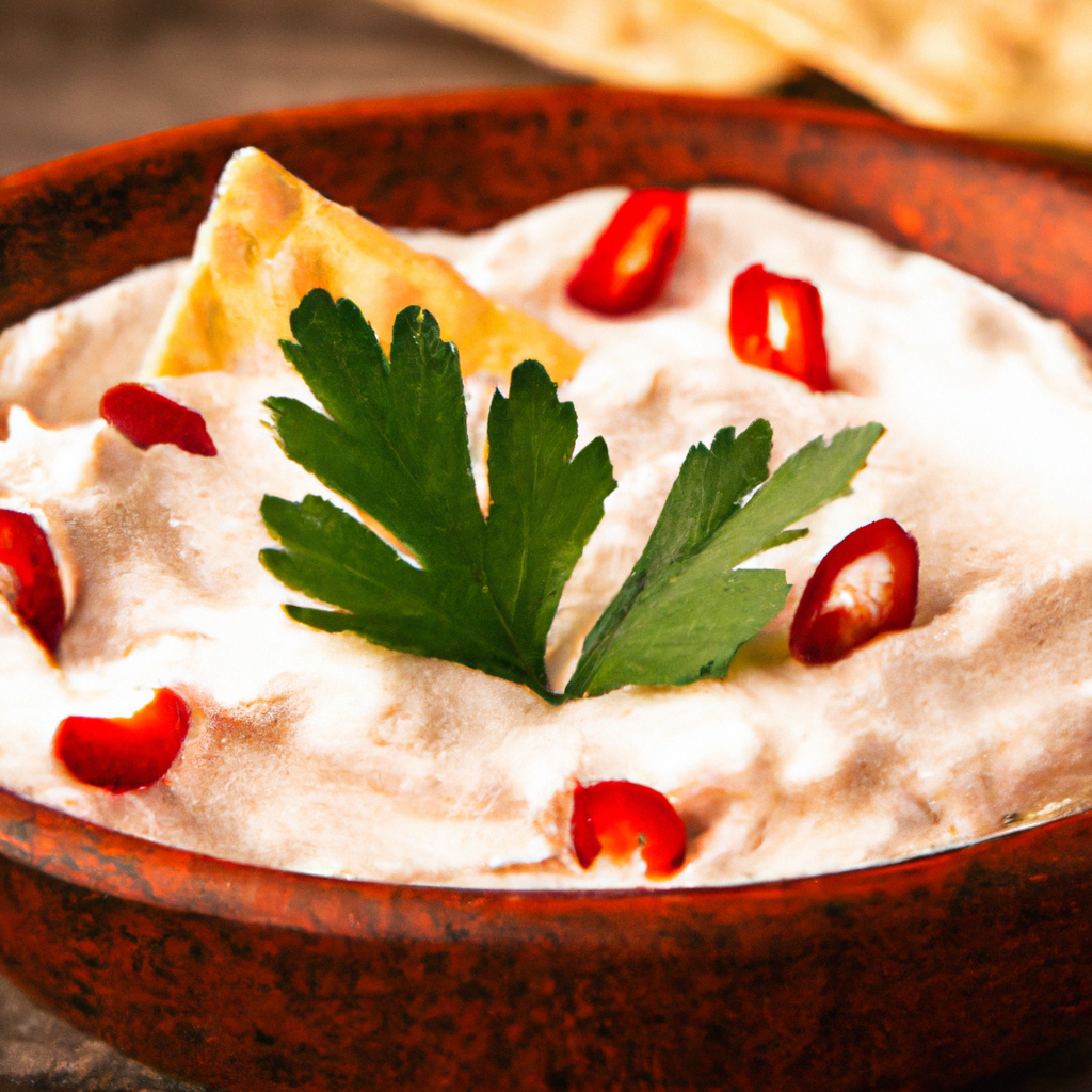 Roasted Red Pepper And Yogurt Dip