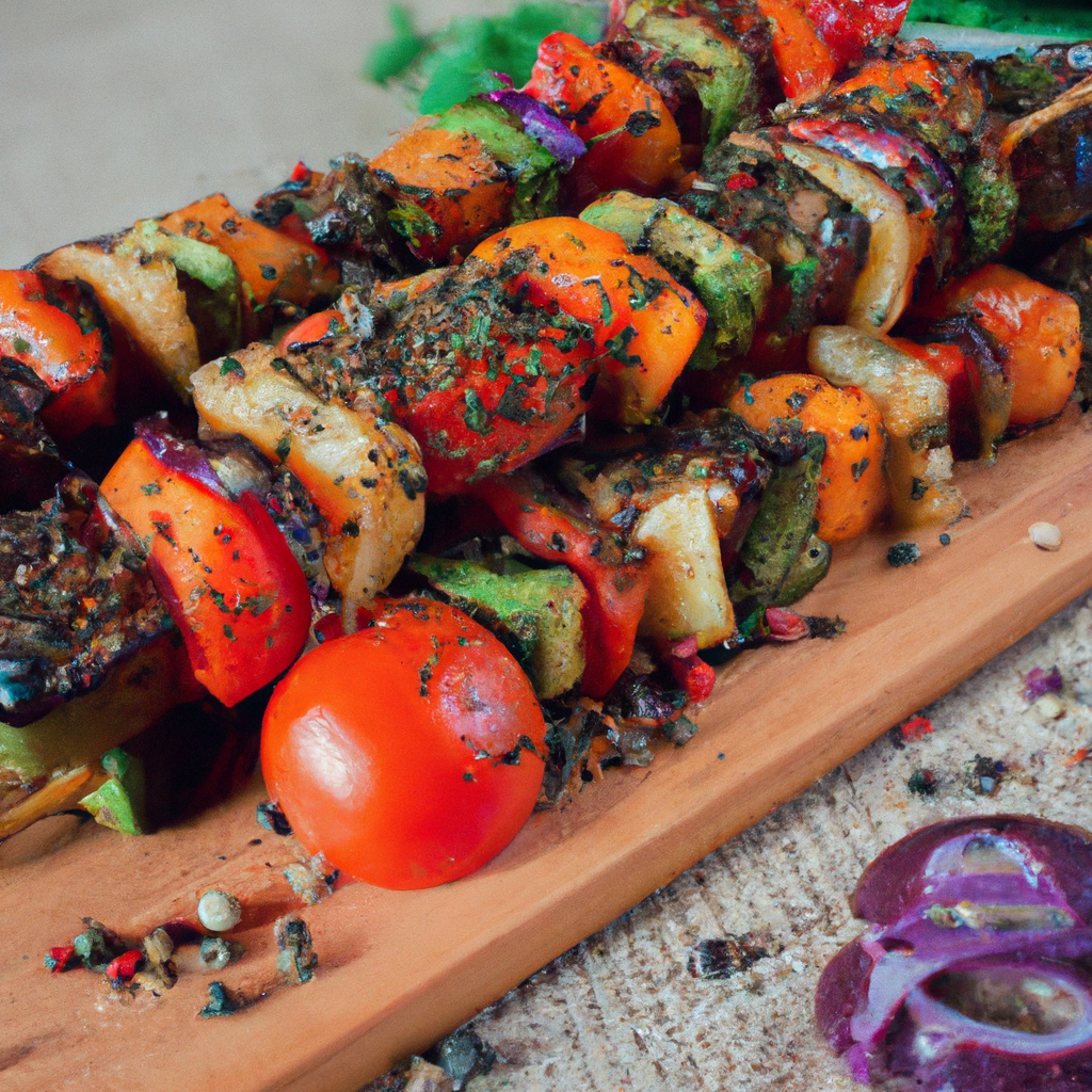 Roasted Vegetable Kebabs
