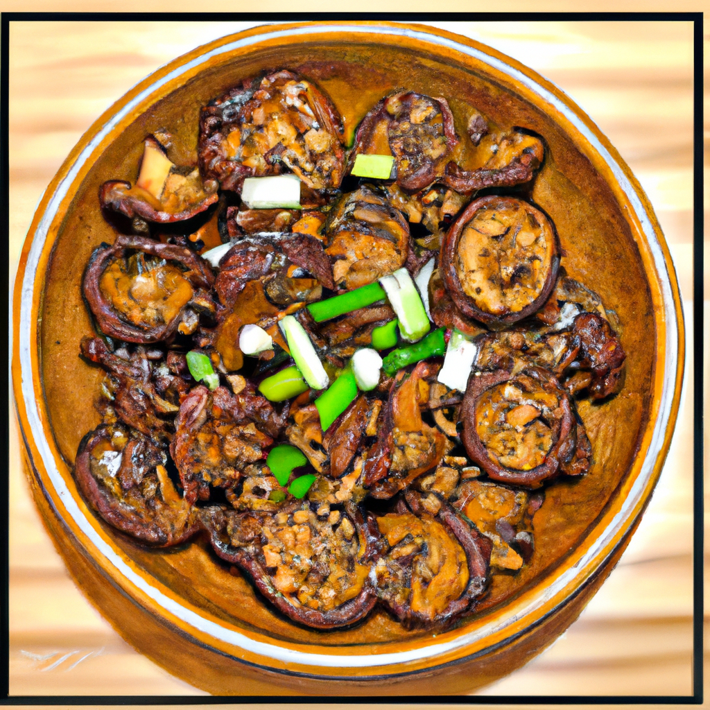 Korean Braised Shiitake Mushrooms