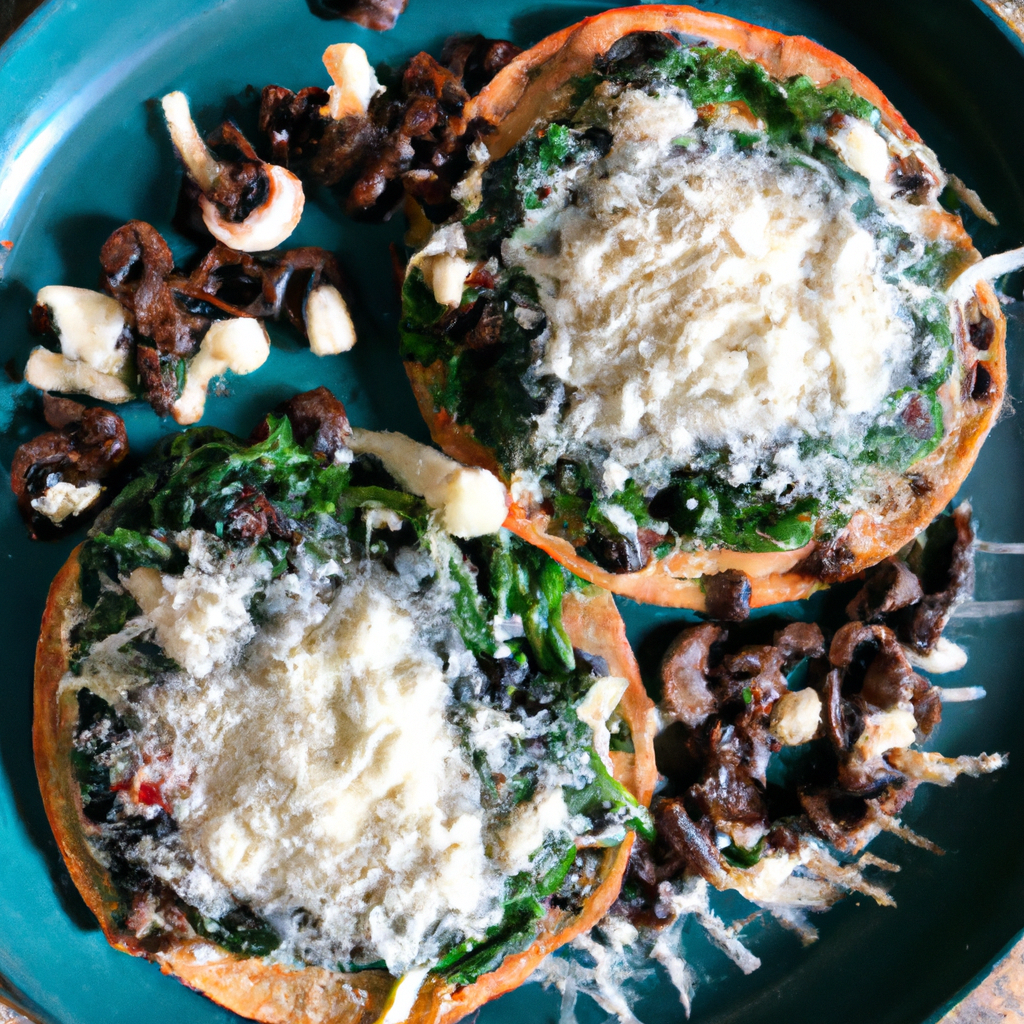 Mushroom And Spinach Tostadas