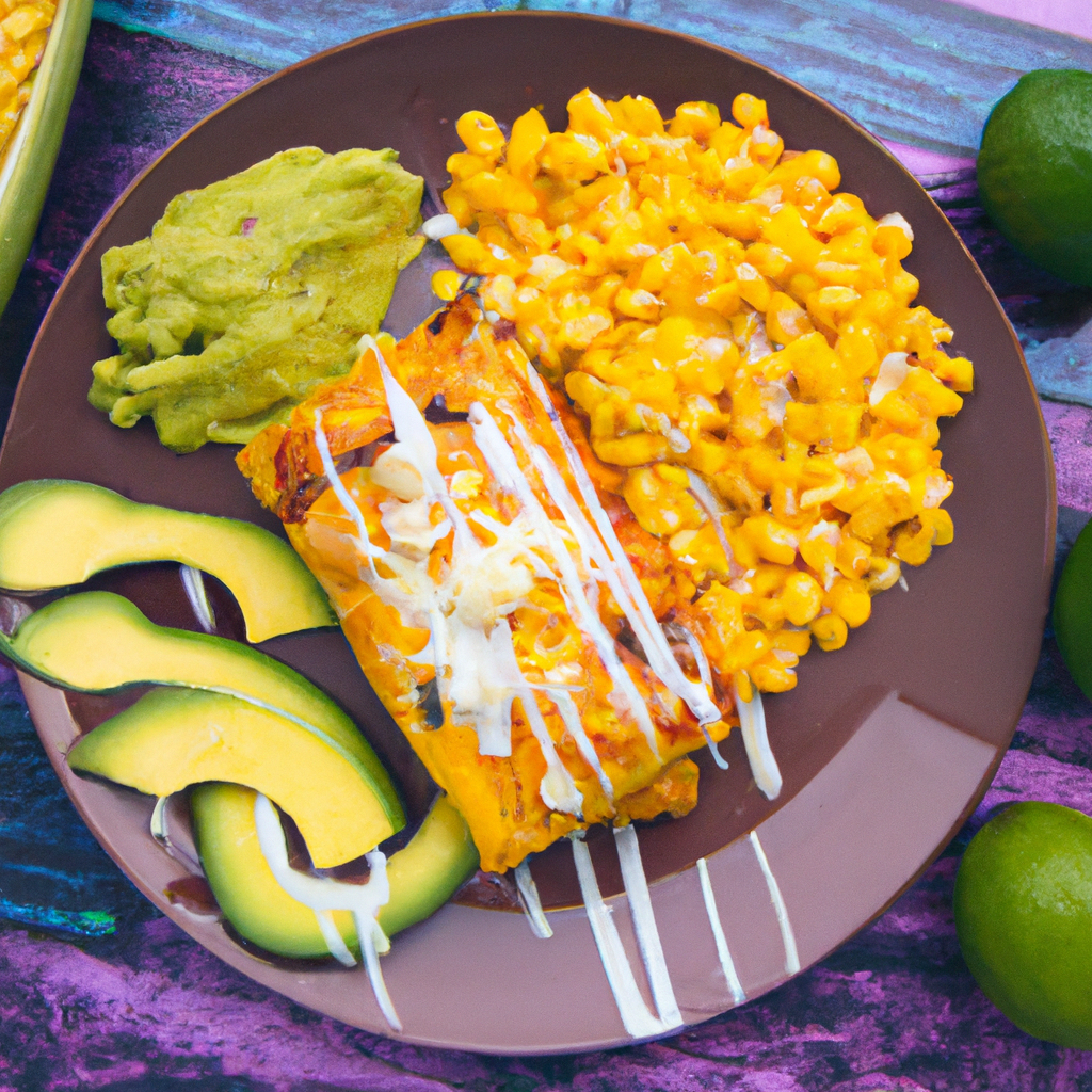 Sweet Potato And Corn Enchiladas