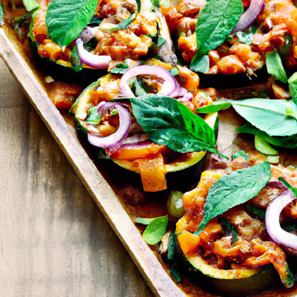 Ratatouille Stuffed Mushrooms