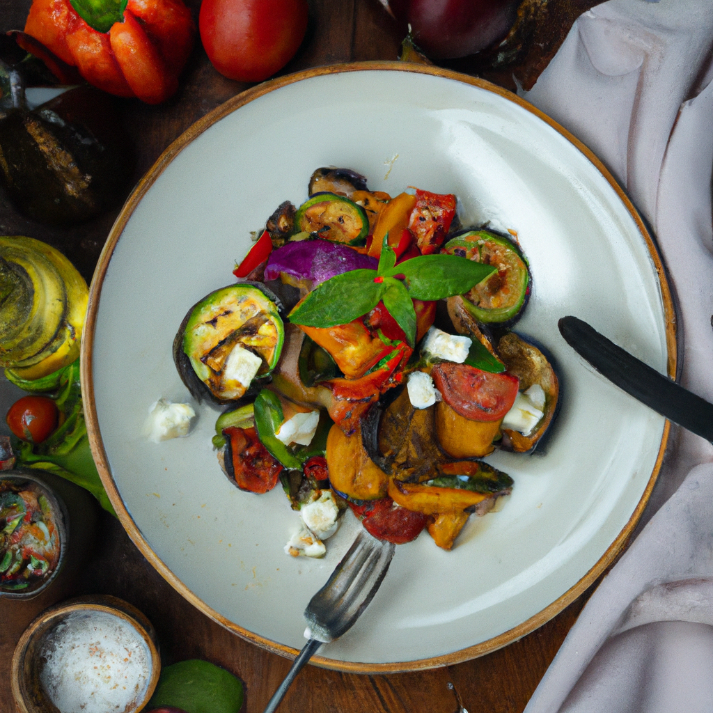 Mediterranean Roasted Vegetable Salad