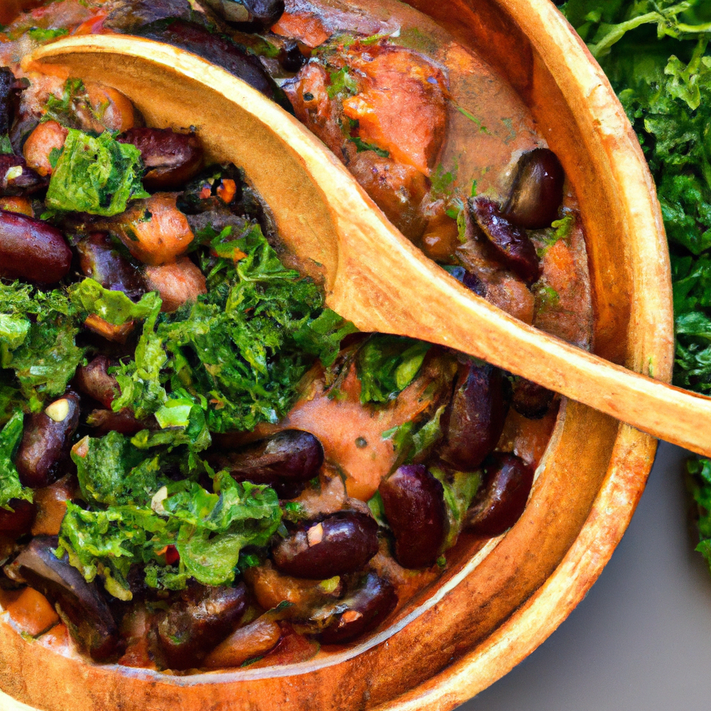 Feijão Com Legumes E Ervas Bean And Herb Stew