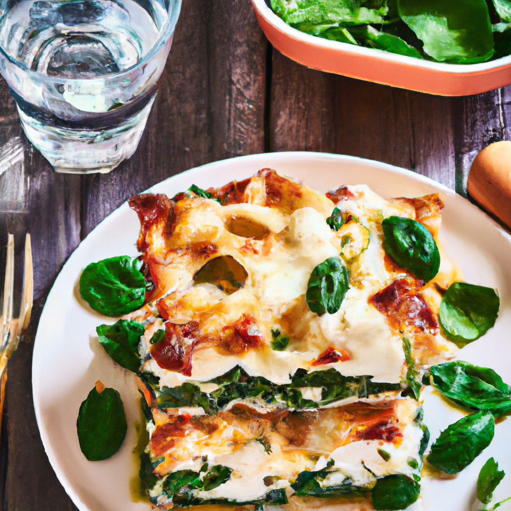 Mediterranean Spinach And Ricotta Lasagna
