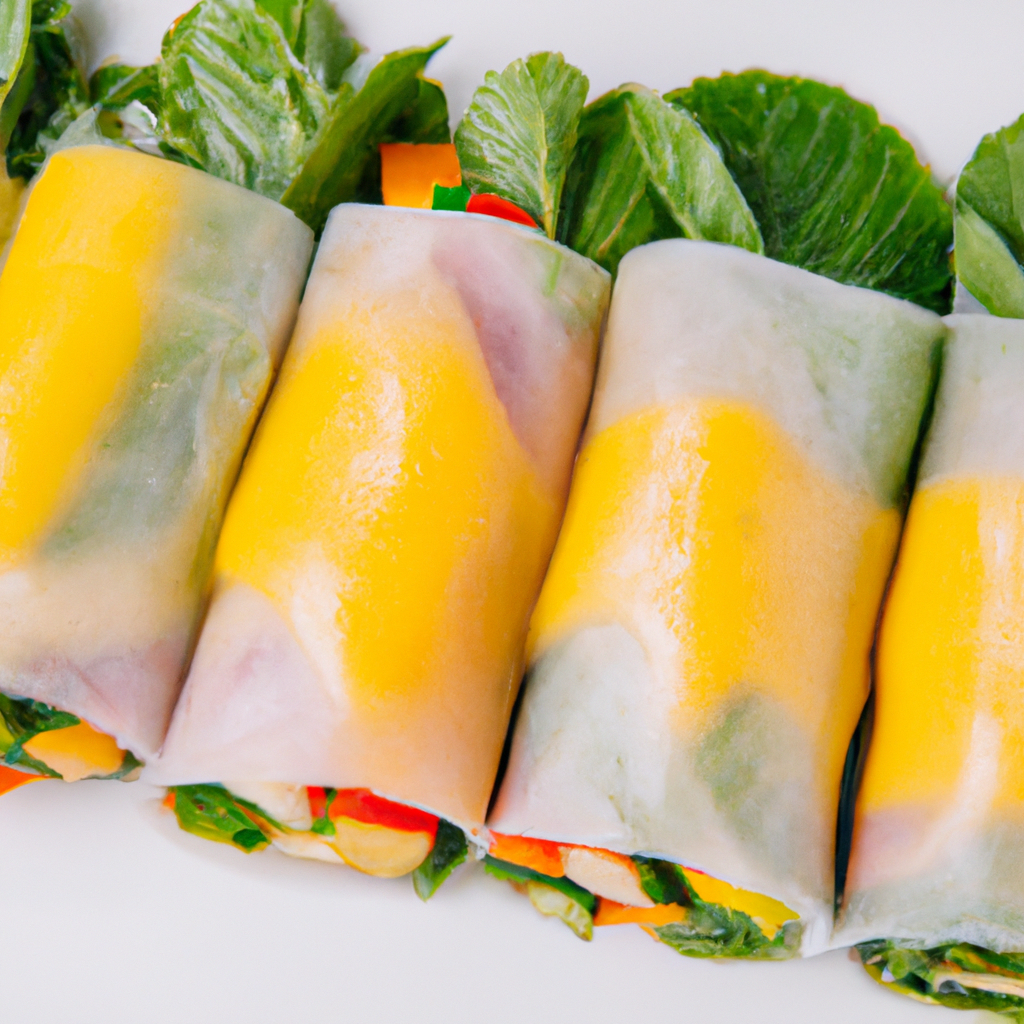 Vietnamese Rice Paper Rolls With Tofu And Mango – Cozy Delicious