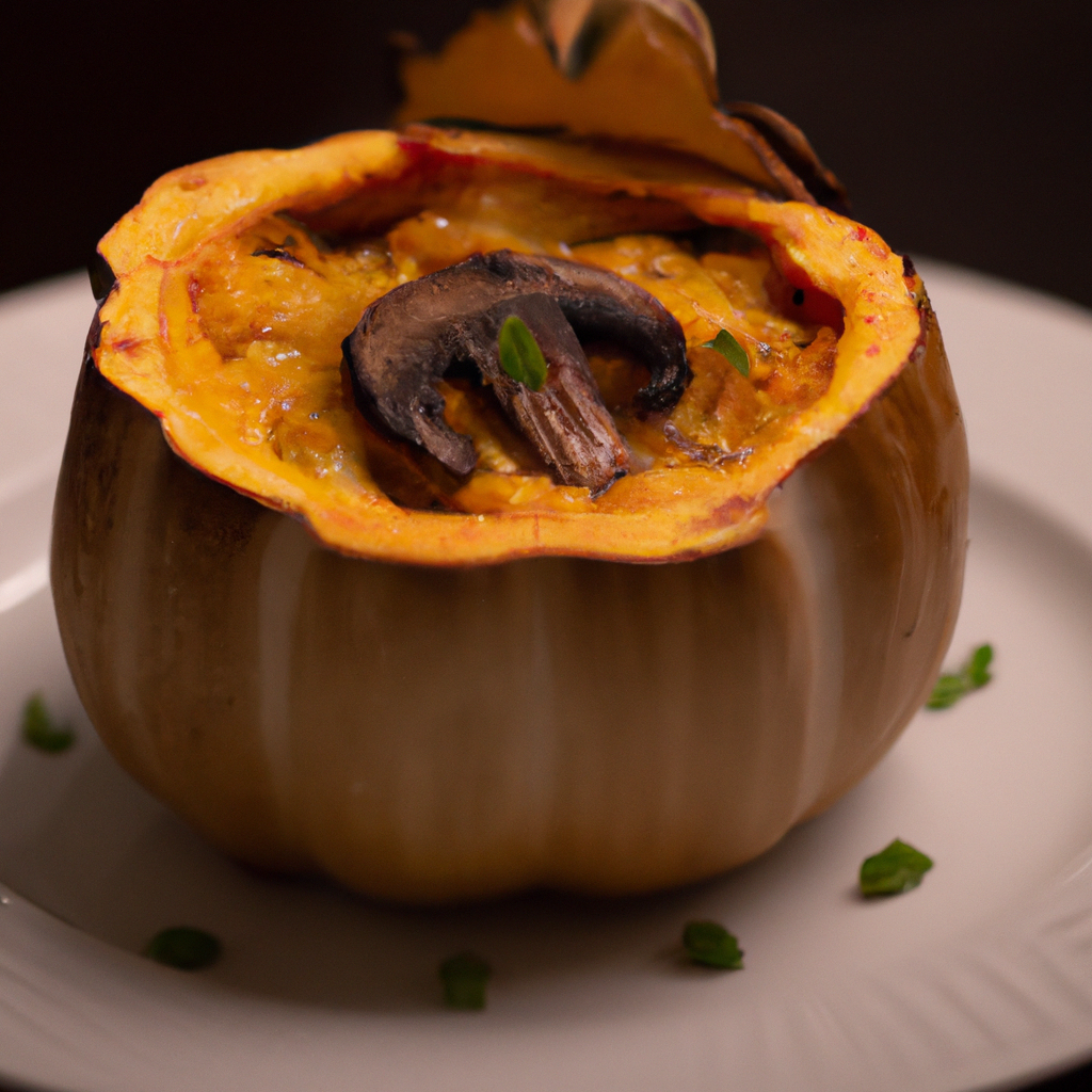 Escondidinho De Abóbora Com Cogumelos Pumpkin And Mushroom Shepherd’s Pie