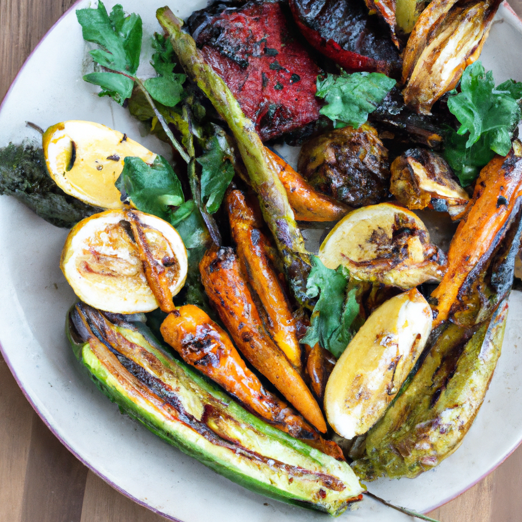 Lemony Roasted Vegetable Platter