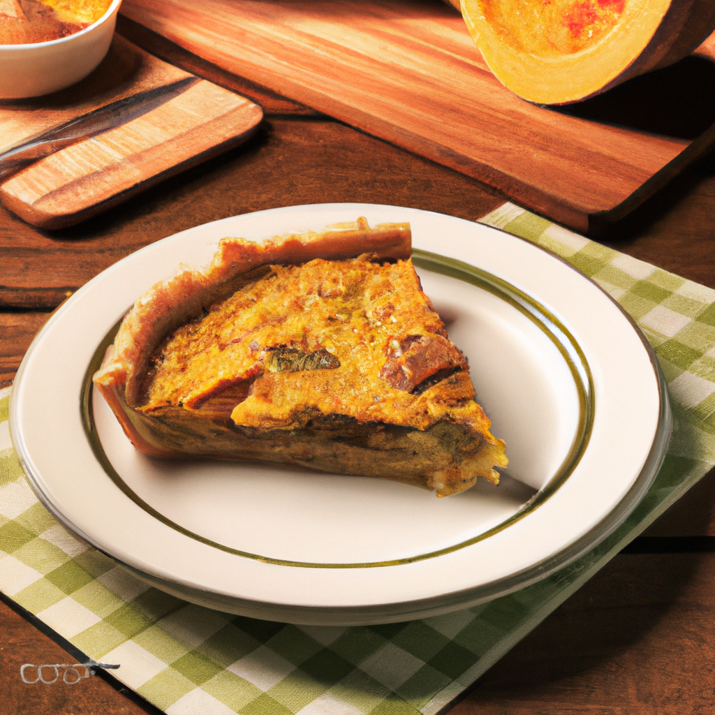 Torta De Abóbora Com Queijo Pumpkin And Cheese Pie