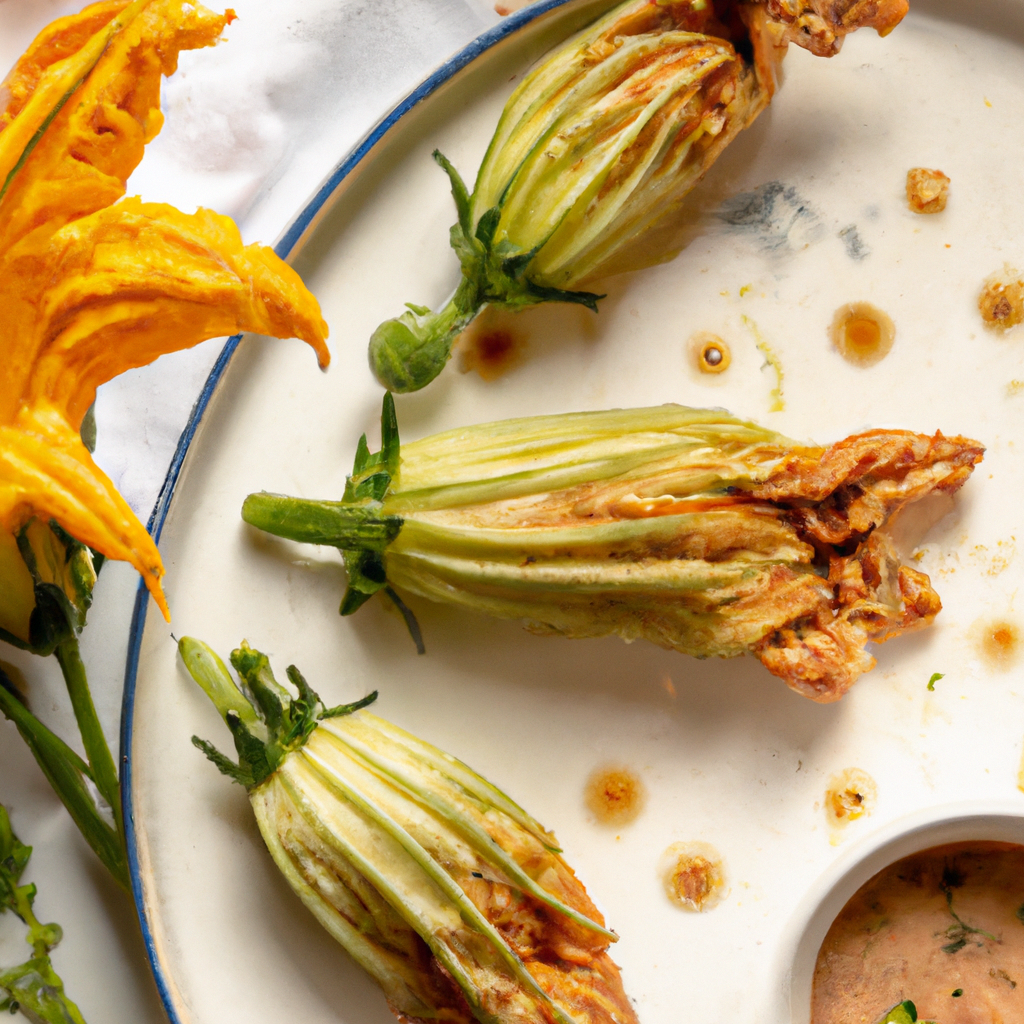 Stuffed Zucchini Blossoms
