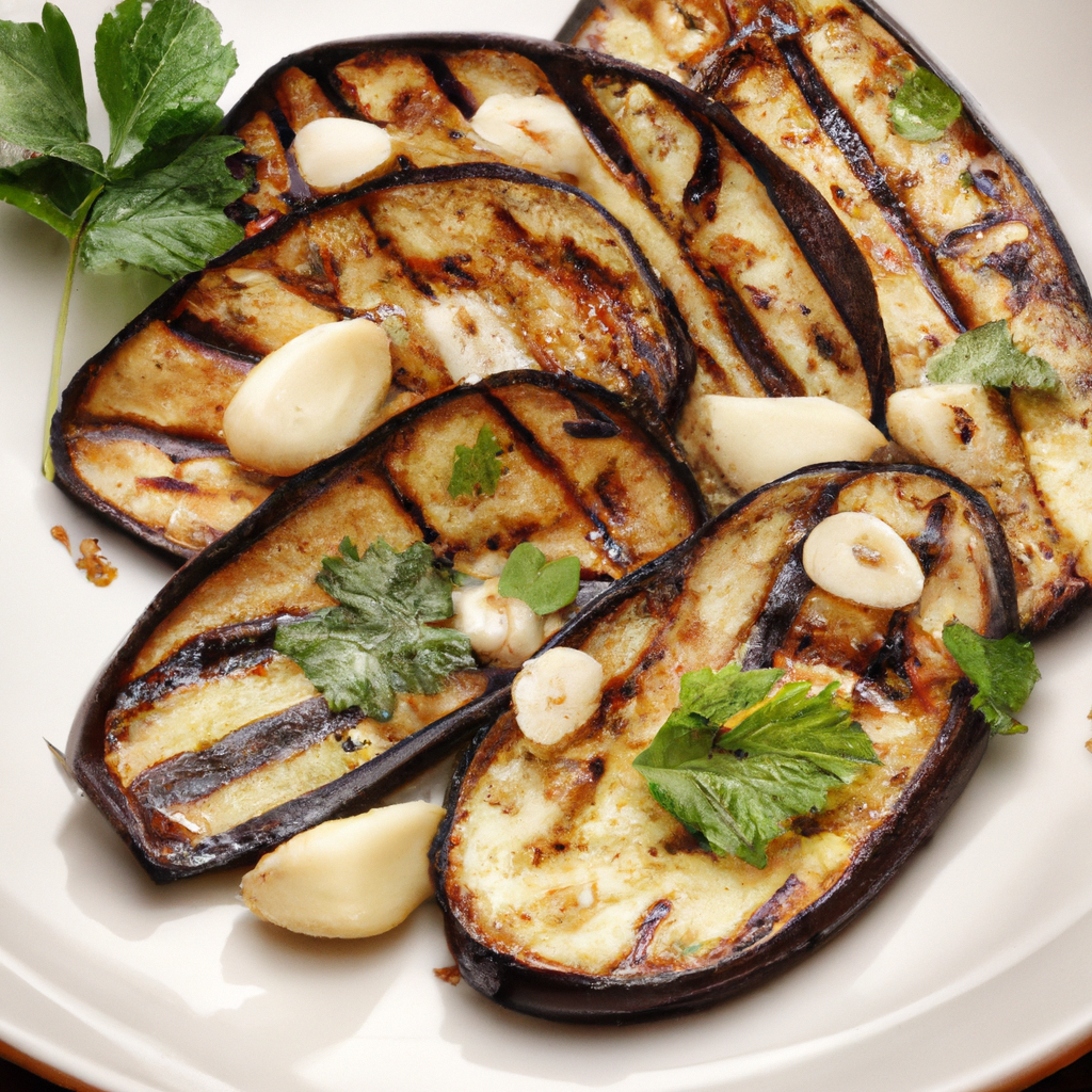 Grilled Eggplant With Walnuts