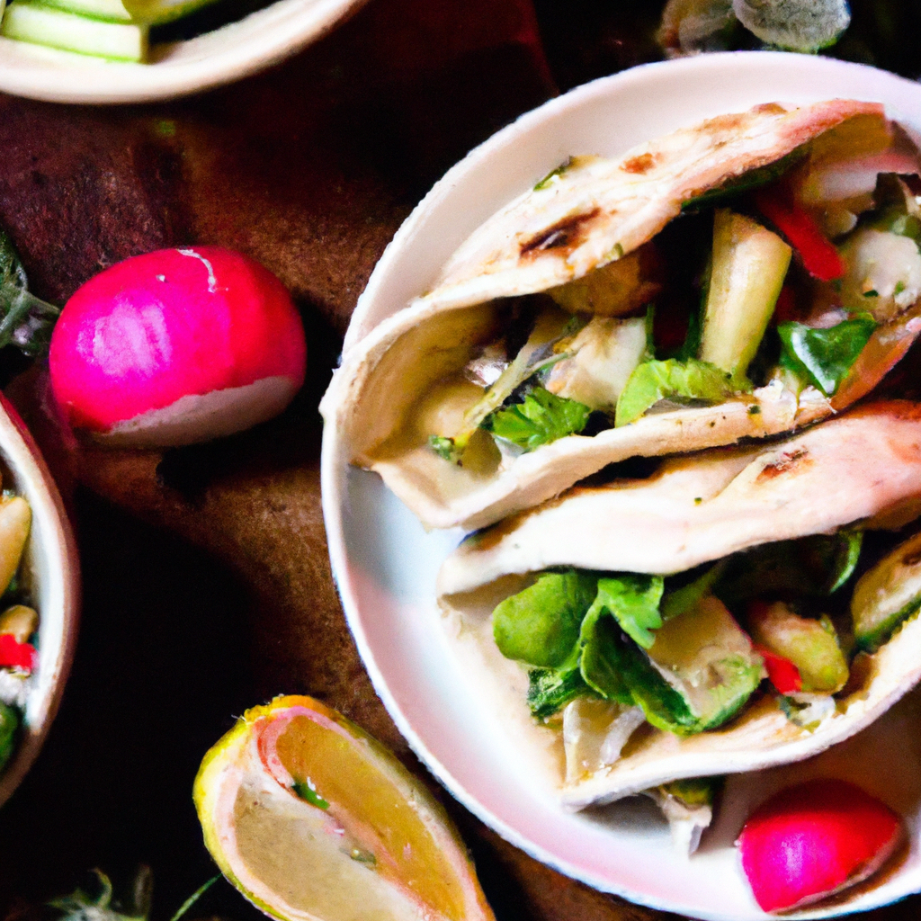 Lebanese Vegetable Stuffed Pita