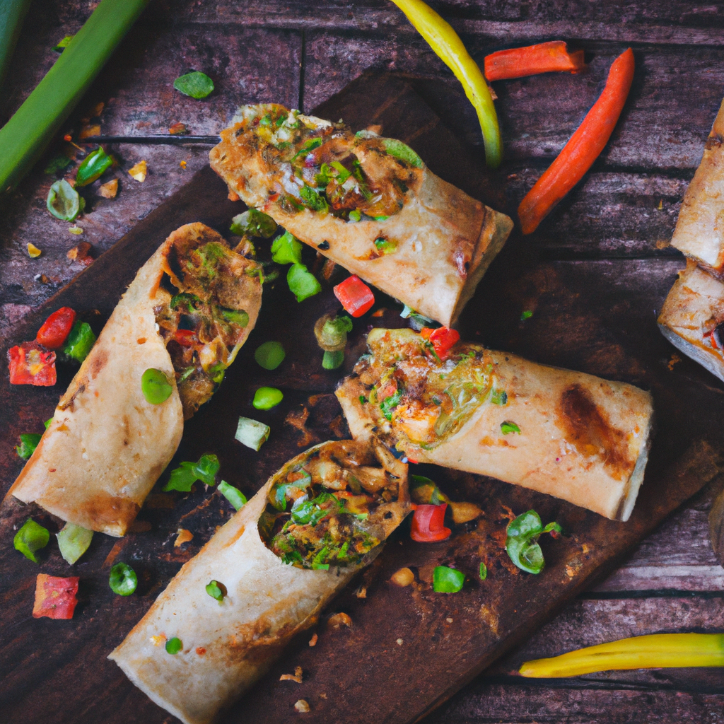 Vegetarian Moo Shu Wraps