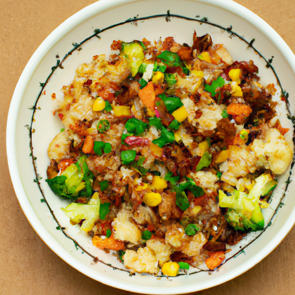 Korean Bbq Cauliflower Rice Bowl