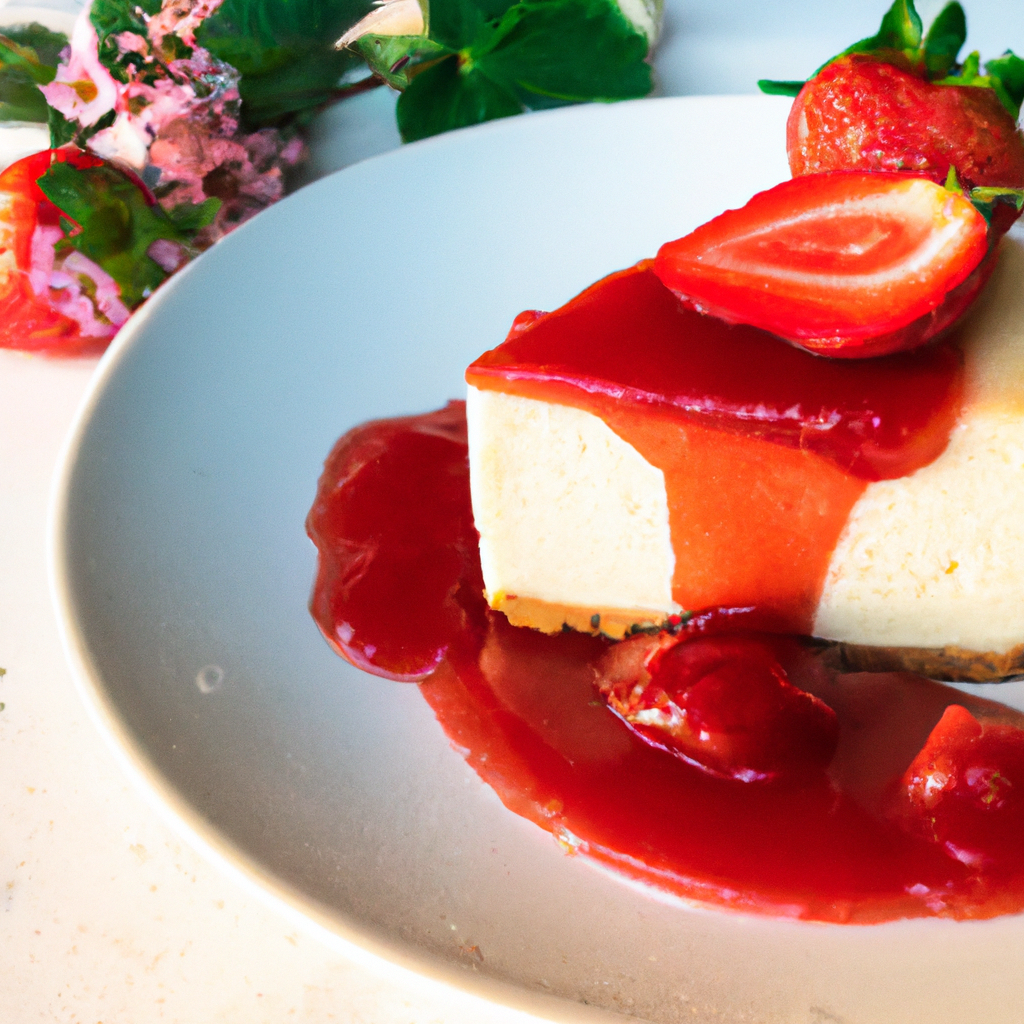Erdbeer Kasekuchen