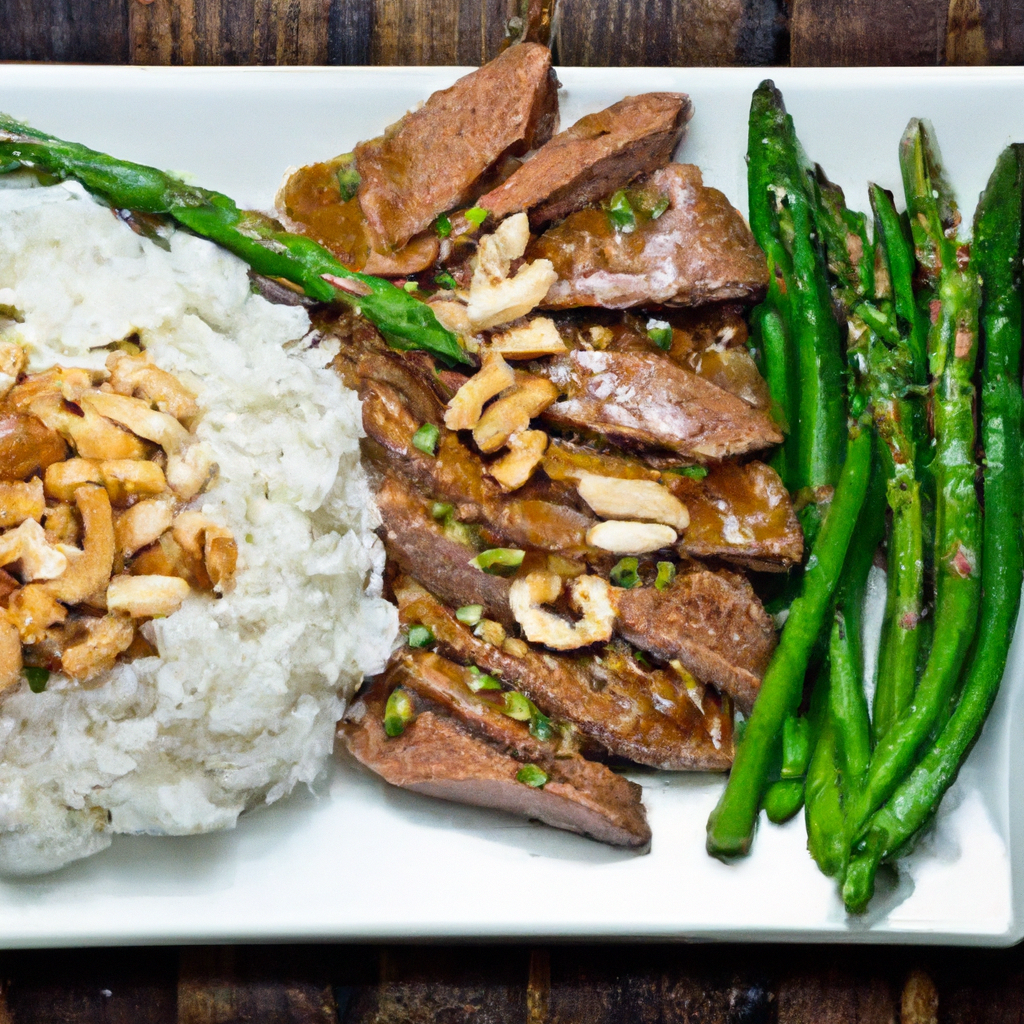 Flank Steak With Peanut Sauce
