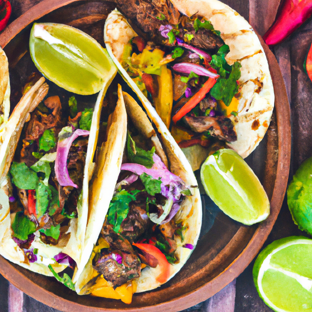 Grilled Jerk Vegetable Tacos