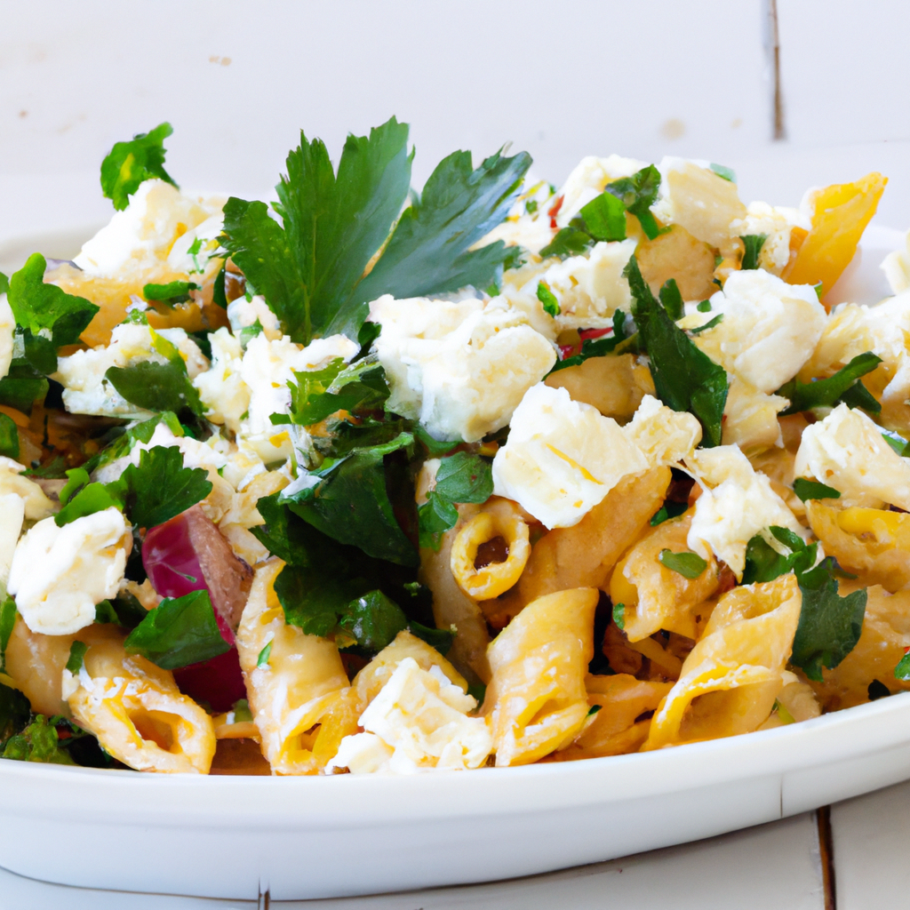 Penne Pasta Salad Feta Cheese